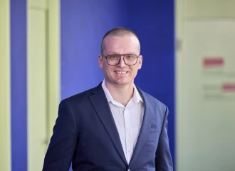 Portrait Foto von Samuel Steiner, Referent benevol Aargau, Fachstelle für Freiwilligenarbeit